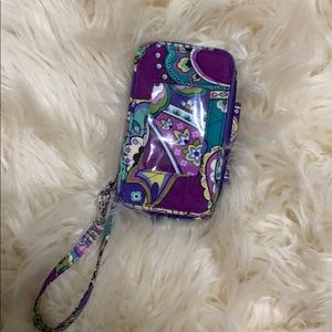 Vera Bradley Heather Pattern Wristlet